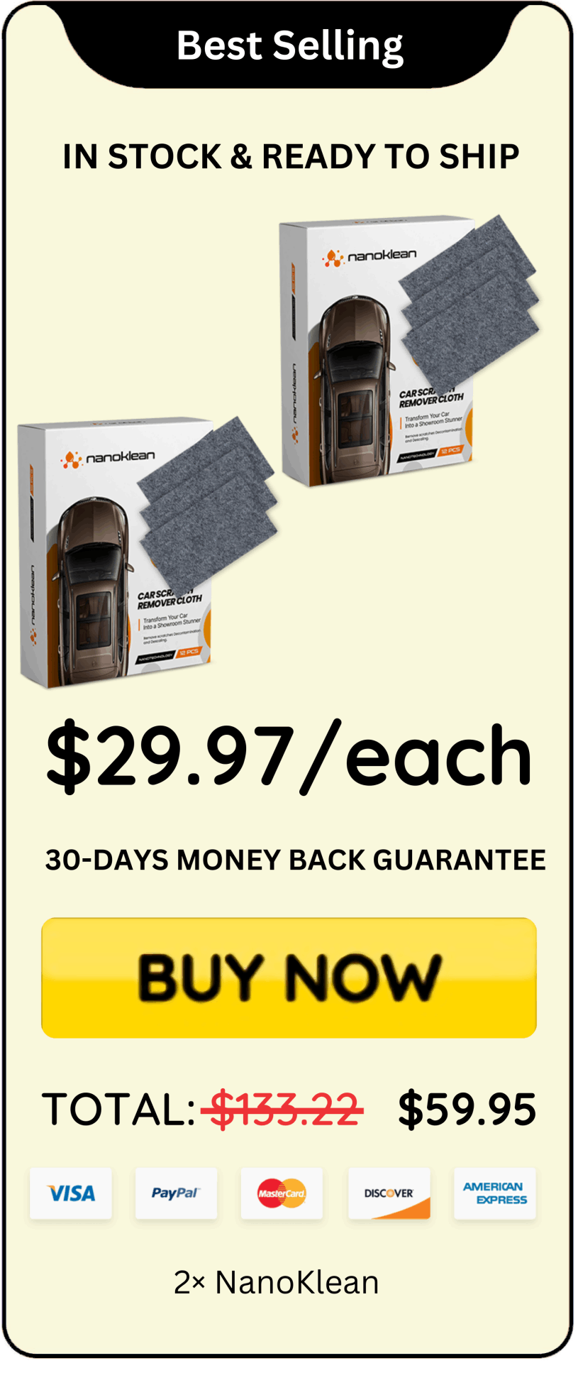 NanoKlean offer price