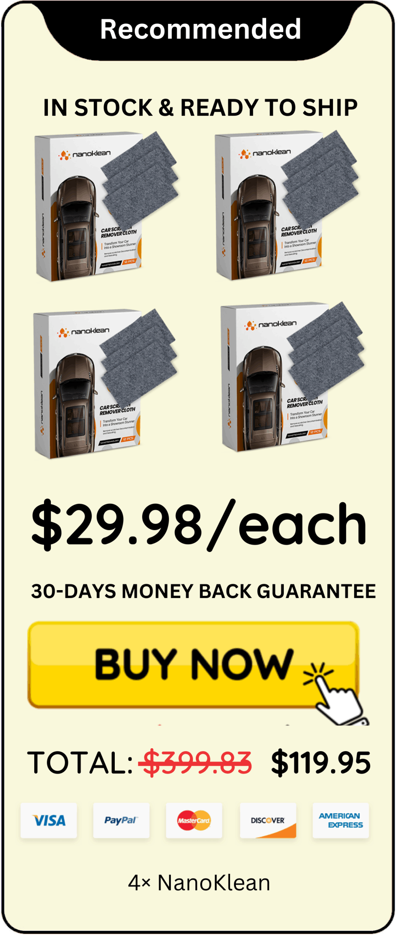 NanoKlean offer price